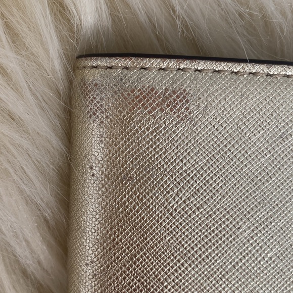 SALE Kate Spade Gold Metallic Wallet in Preowned condition - Picture 9 of 9